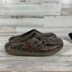 RealTree AP Men's‎ Camouflage Waterproof Slip On Clog Taupe Size 10